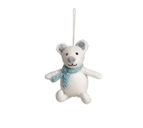 Sjaal met verhaal Sjaal met verhaal - hanger - ijsbeer ijsblauw