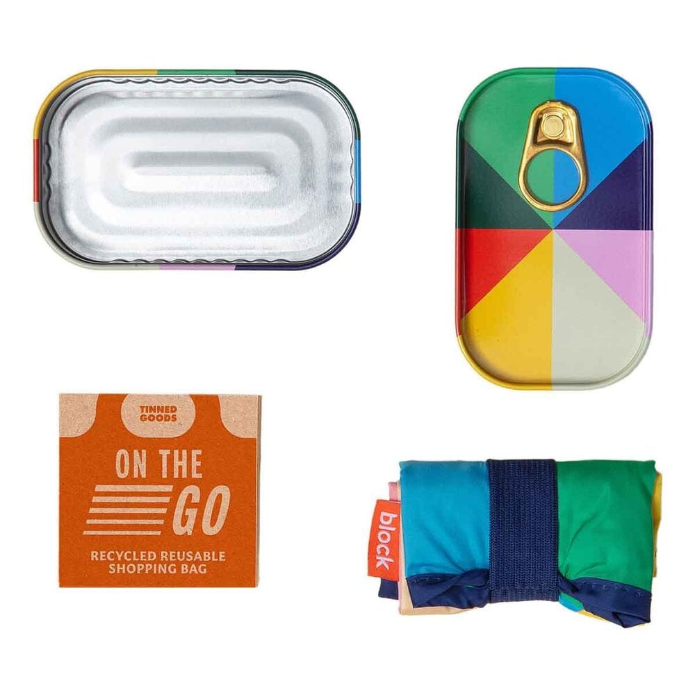 Block design Block design - tinned goods - opvouwtas Block design Block design - tinned goods - opvouwtas