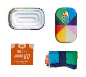 Block design Block design - tinned goods - opvouwtas Block design Block design - tinned goods - opvouwtas