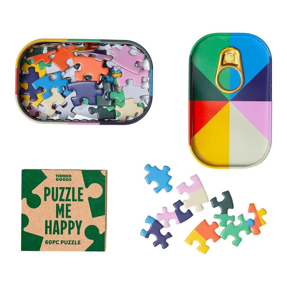 Block design Block design - tinned goods - puzzel (60 stukjes)