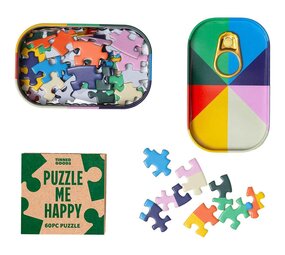Block design Block design - tinned goods - puzzel (60 stukjes)