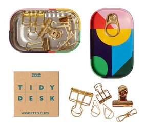 Block design Block design - tinned goods - gouden clips Block design Block design - tinned goods - gouden clips