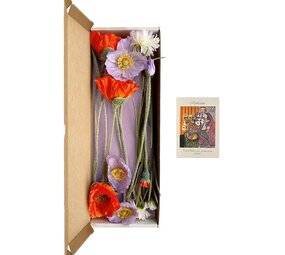 Muurbloempjes Muurbloempjes - zijden bloemen (10 stuks) - matisse