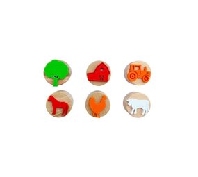 ChildGen Childgen - wooden stamps - farm ChildGen Childgen - wooden stamps - farm
