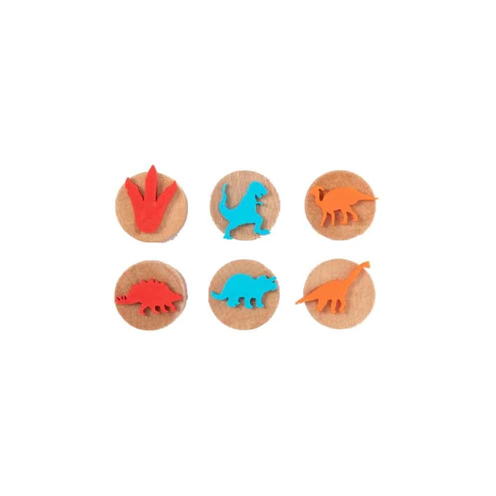 ChildGen Childgen - wooden stamps - dinosaurs ChildGen Childgen - wooden stamps - dinosaurs