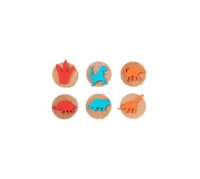 ChildGen Childgen - wooden stamps - dinosaurs ChildGen Childgen - wooden stamps - dinosaurs