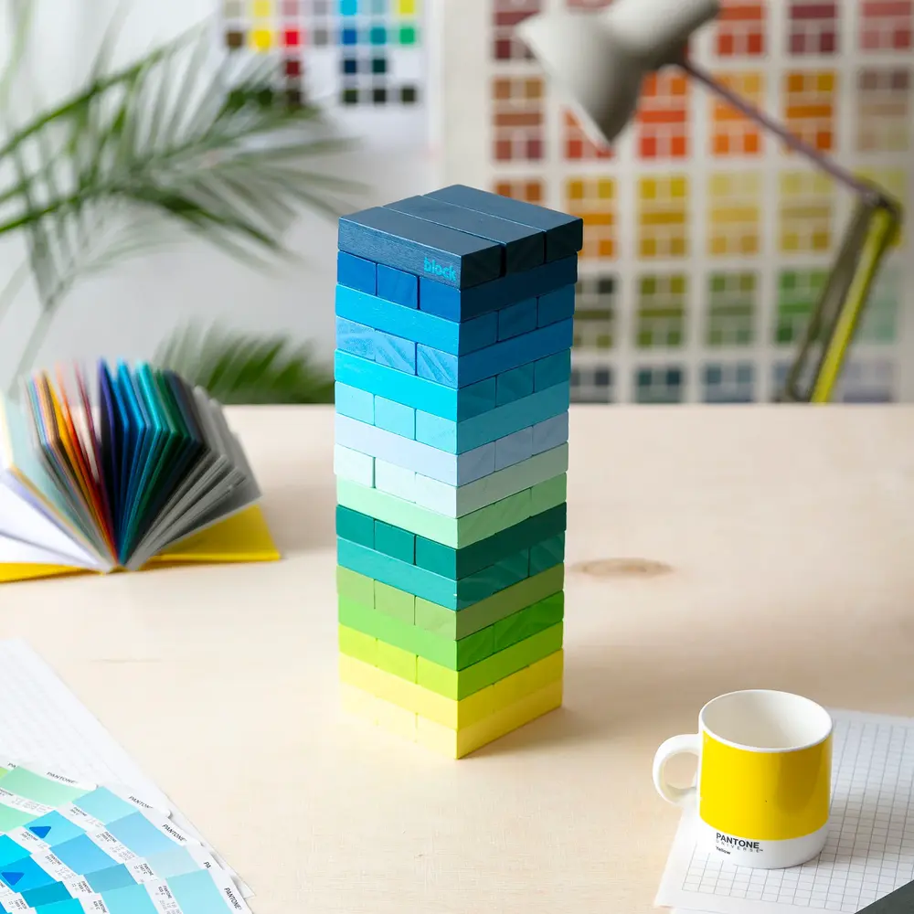 Block design Block design - gradient tower - cool Block design Block design - gradient tower - cool