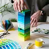 Block design Block design - gradient tower - cool Block design Block design - gradient tower - cool