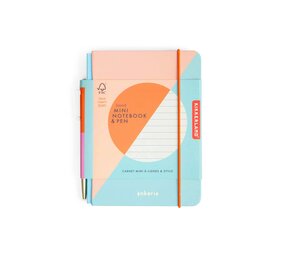 Kikkerland Kikkerland - inkerie - notebook gelinieerd (A6) met pen Kikkerland Kikkerland - inkerie - notebook gelinieerd (A6) met pen