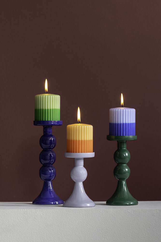 Present time Present time - kandelaar medium - funky retro green