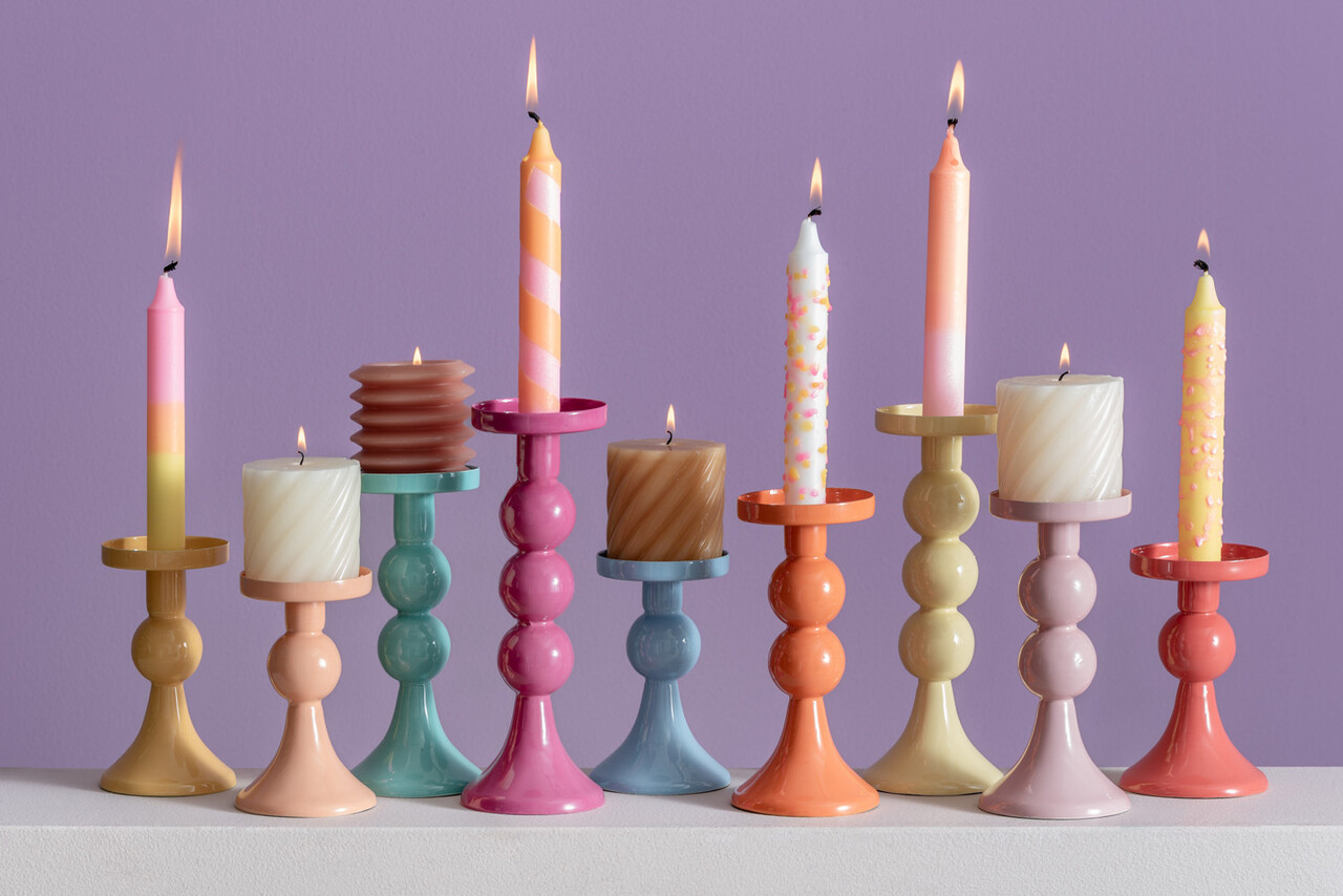 Present time Present time - kandelaar medium - funky soft pink Present time Present time - kandelaar medium - funky soft pink