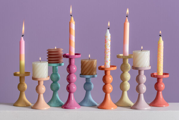 Present time Present time - kandelaar medium - funky soft pink Present time Present time - kandelaar medium - funky soft pink