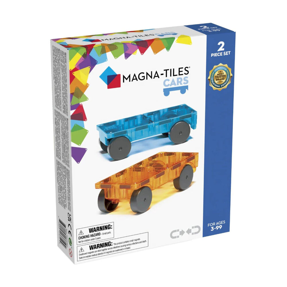 Magna-Tiles Magna-Tiles - uitbreidingsset - cars (2 stuks)