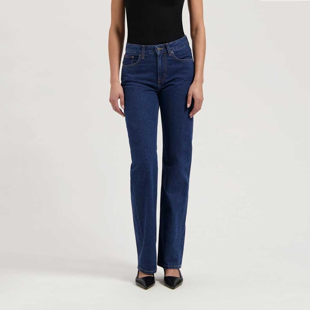 MUD Jeans Mud jeans - jamie mid loose - stone indigo