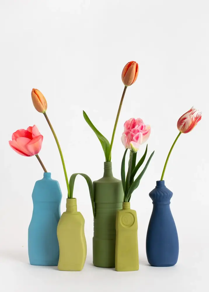 Foekje Fleur Foekje Fleur - porcelain bottle - #15 delft