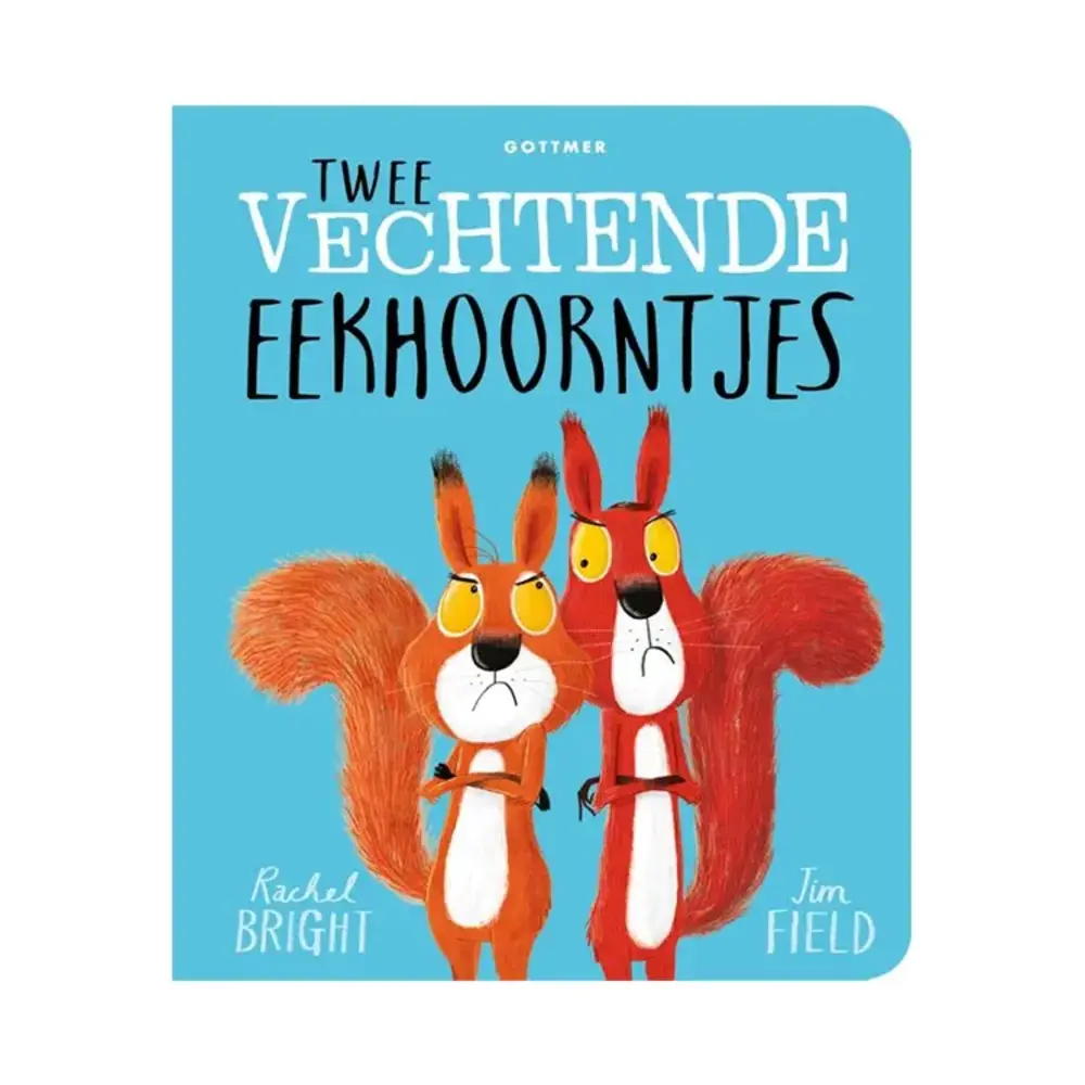 Gottmer Kartonboek - Twee vechtende eekhoorntjes