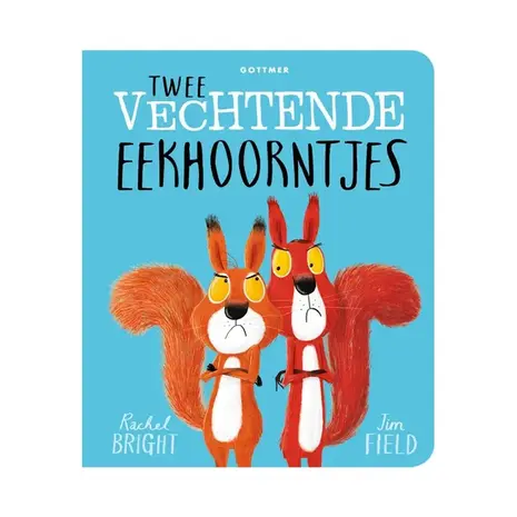 Gottmer Prentenboek - Twee vechtende eekhoorntjes (kartonboek)