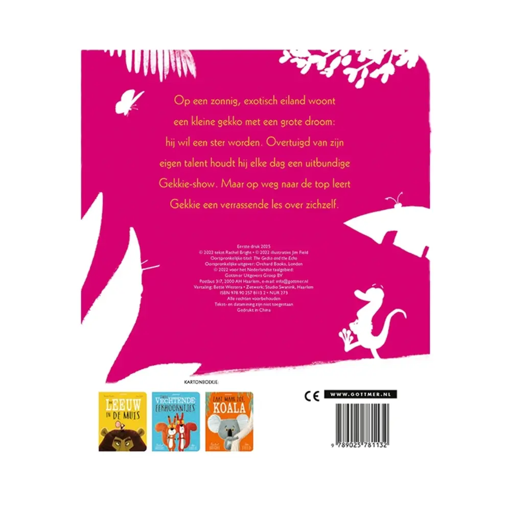 Gottmer Prentenboek - Gekkie de gekko (kartonboek)