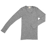 Engel Natur Engel Natur - wollen shirt dames - light grey melange