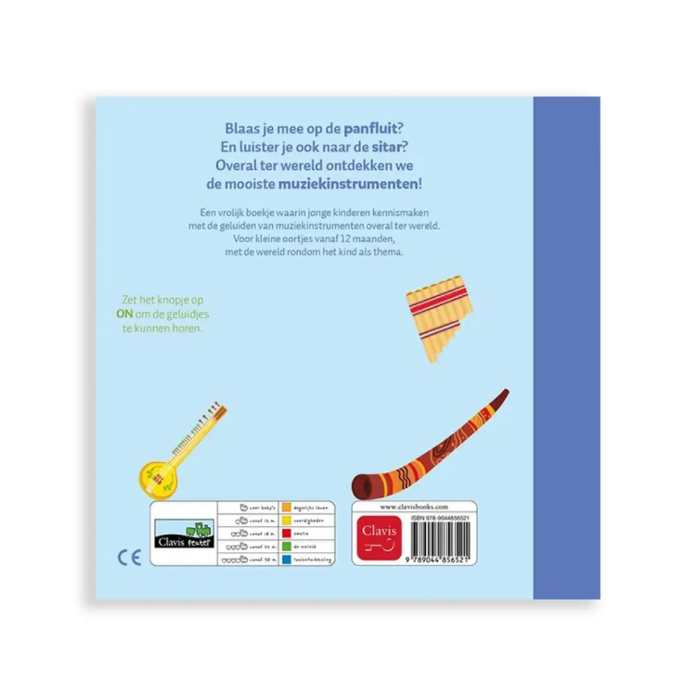 Clavis Clavis - geluidenboek - nog meer muziekinstrumenten