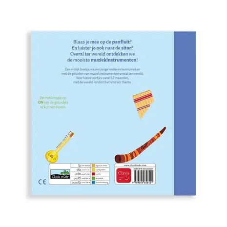 Clavis Clavis - geluidenboek - nog meer muziekinstrumenten