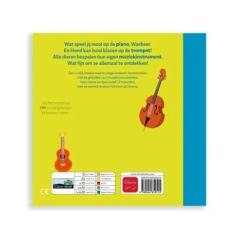 Clavis Clavis - geluidenboek - nog meer instrumenten van dichtbij Clavis Clavis - geluidenboek - nog meer instrumenten van dichtbij