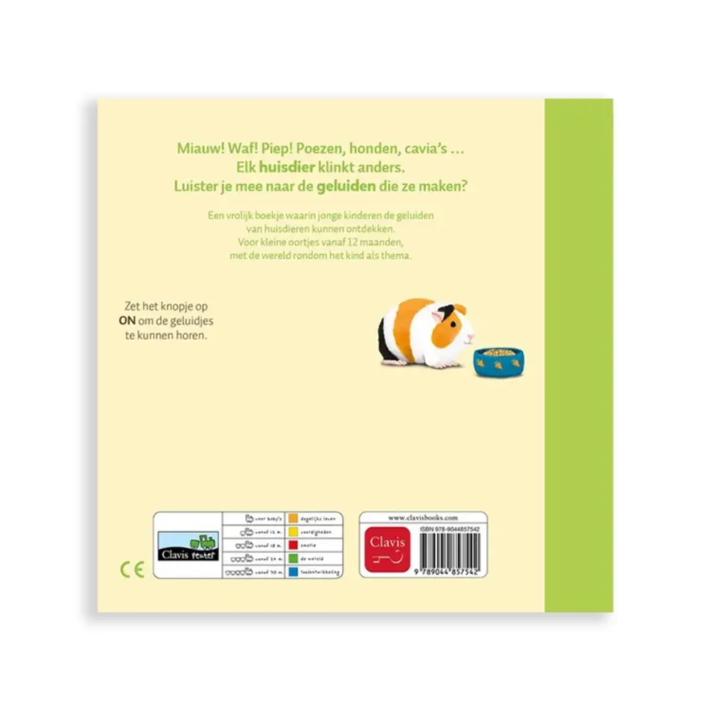 Clavis Clavis - geluidenboek - huisdieren