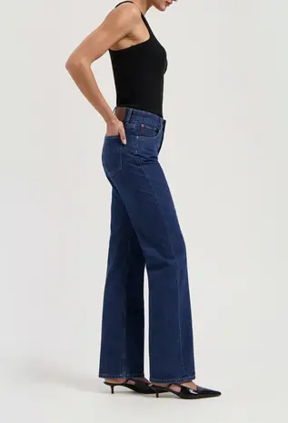 MUD Jeans Mud jeans - jamie mid loose - stone indigo