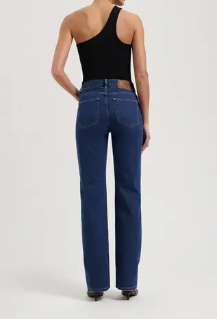 MUD Jeans Mud jeans - jamie mid loose - stone indigo