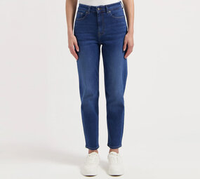 MUD Jeans Mud jeans - mams high tapered - stone indigo