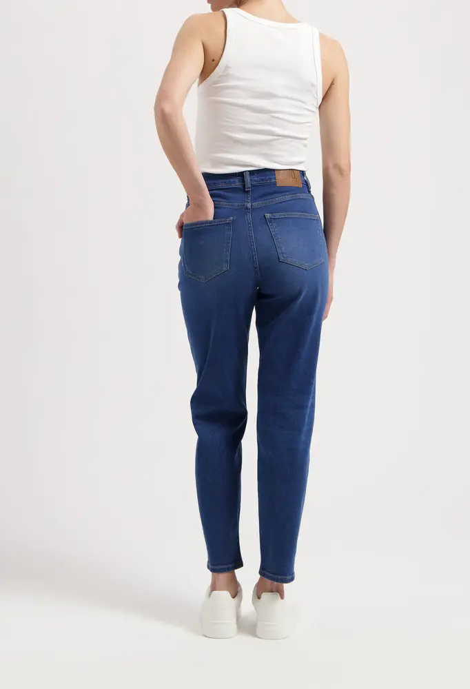 MUD Jeans Mud jeans - mams high tapered - stone indigo