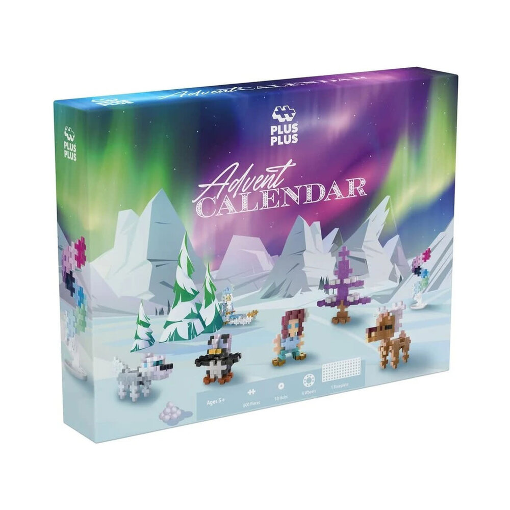 Plus-Plus Plus-Plus - advent kalender - northern lights Plus-Plus Plus-Plus - advent kalender - northern lights