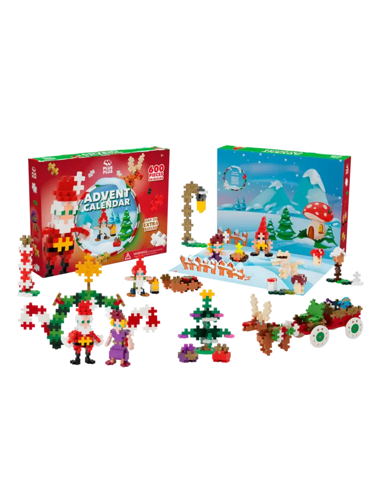 Plus-Plus Plus-Plus - advent kalender - santa's world Plus-Plus Plus-Plus - advent kalender - santa's world