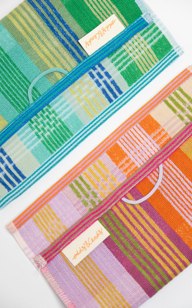 Foekje Fleur Foekje fleur - odds & ends - wild weave multi doekjes #90 (set van 2) Foekje Fleur Foekje fleur - odds & ends - wild weave multi doekjes #90 (set van 2)