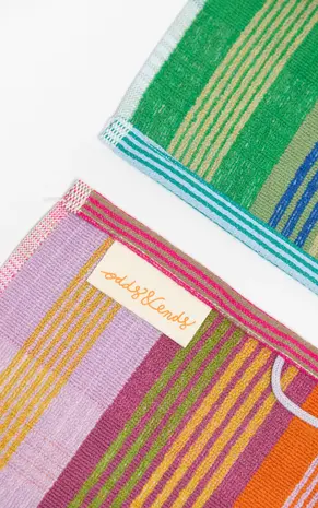 Foekje Fleur Foekje fleur - odds & ends - wild weave multi doekjes #90 (set van 2) Foekje Fleur Foekje fleur - odds & ends - wild weave multi doekjes #90 (set van 2)