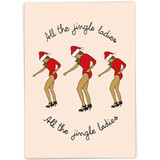 Kaart Blanche Kaart blanche - kerstkaart - all the jingle ladies Kaart Blanche Kaart blanche - kerstkaart - all the jingle ladies