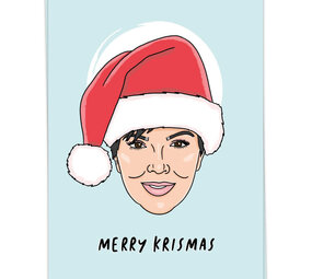 Kaart Blanche Kaart blanche - kerstkaart - merry krismas