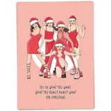 Kaart Blanche Kaart blanche - kerstkaart - really want christmas