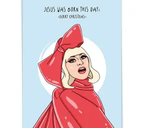 Kaart Blanche Kaart blanche - kerstkaart - jesus was born