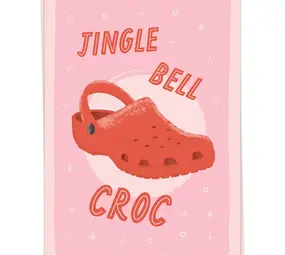 Kaart Blanche Kaart blanche - kerstkaart - jingle bell croc