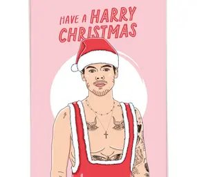 Kaart Blanche Kaart blanche - kerstkaart - have a harry christmas