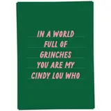 Kaart Blanche Kaart blanche - kerstkaart - world full of grinches