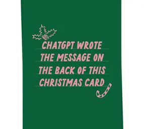 Kaart Blanche Kaart blanche - kerstkaart - chatGPT