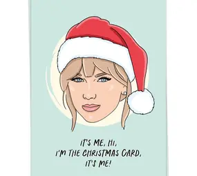 Kaart Blanche Kaart blanche - kerstkaart - it's me christmas card