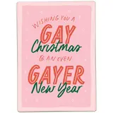 Kaart Blanche Kaart blanche - kerstkaart - gay xmas