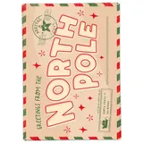 Kaart Blanche Kaart blanche - kerstkaart - northpole