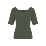 Zilch Zilch - top square neck bamboo - dark green