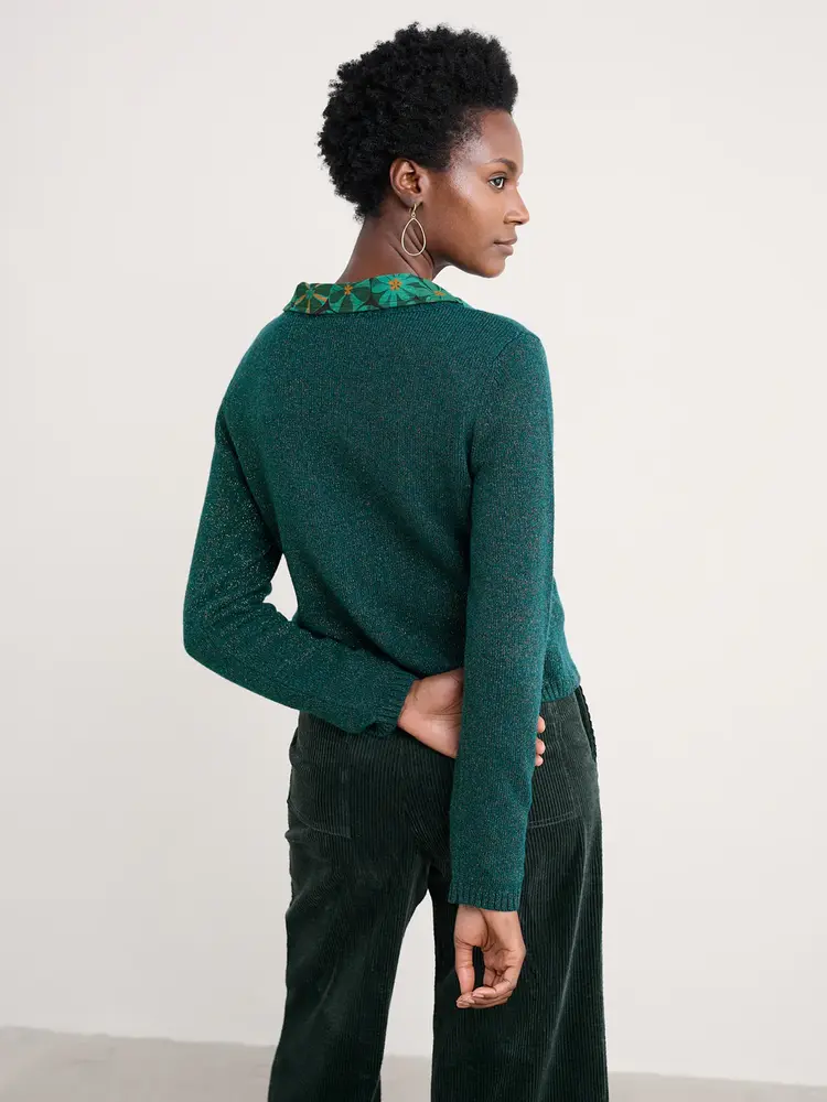 Seasalt Seasalt - tern tide cardigan sparkle - dark wreckage Seasalt Seasalt - tern tide cardigan sparkle - dark wreckage