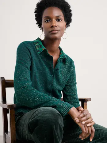 Seasalt Seasalt - tern tide cardigan sparkle - dark wreckage Seasalt Seasalt - tern tide cardigan sparkle - dark wreckage