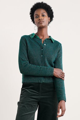 Seasalt Seasalt - tern tide cardigan sparkle - dark wreckage Seasalt Seasalt - tern tide cardigan sparkle - dark wreckage